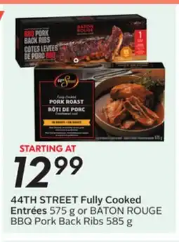 Sobeys 44TH STREET Fully Cooked Entrées offer