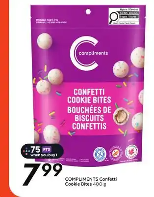 Sobeys COMPLIMENTS Confetti Cookie Bites offer