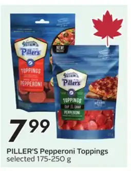 Sobeys PILLER'S Pepperoni Toppings offer