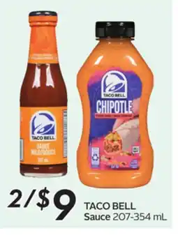 Sobeys TACO BELL Sauce offer