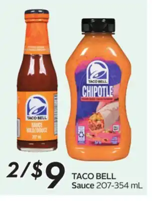 Sobeys TACO BELL Sauce offer