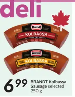 Sobeys BRANDT Kolbassa Sausage offer