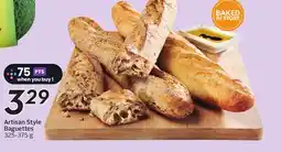 Sobeys Artisan Style Baguettes offer