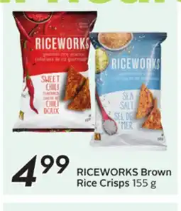 Sobeys RICEWORKS Brown Rice Crisps offer