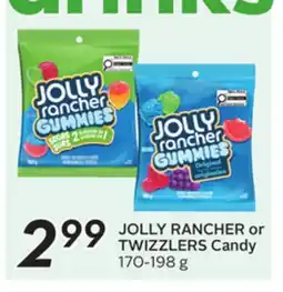 Sobeys JOLLY RANCHER or TWIZZLERS Candy offer