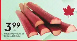 Sobeys Rhubarb offer