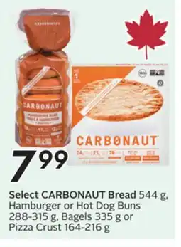 Sobeys Select CARBONAUT Bread offer