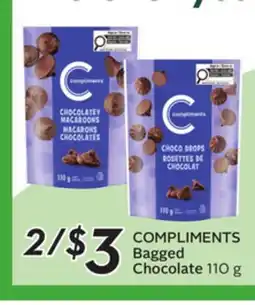 Sobeys COMPLIMENTS Bagged Chocolate offer