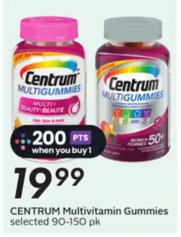 Sobeys CENTRUM Multivitamin Gummies offer