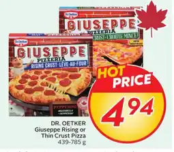 Sobeys DR. OETKER Giuseppe Rising or Thin Crust Pizza offer
