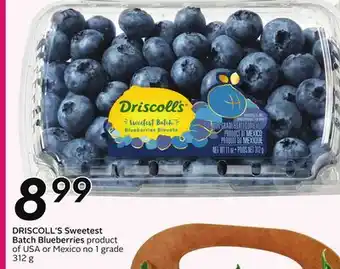 Sobeys DRISCOLL'S Sweetest Batch Blueberries offer