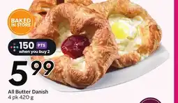 Sobeys All Butter Danish offer