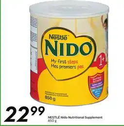 Sobeys NESTLÉ Nido Nutritional Supplement offer