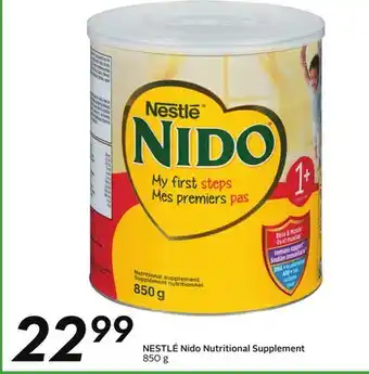 Sobeys NESTLÉ Nido Nutritional Supplement offer