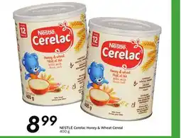 Sobeys NESTLÉ Cerelac Honey & Wheat Cereal offer