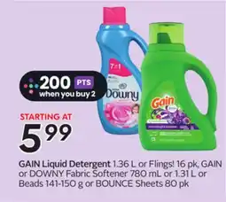 Sobeys GAIN Liquid Detergent offer