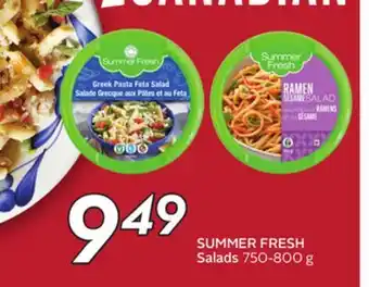 Sobeys SUMMER FRESH Salads offer