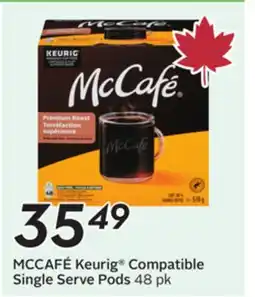 Sobeys MCCAFÉ Keurig Compatible Single Serve Pods offer