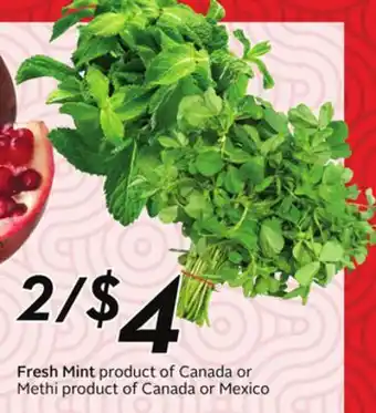 Sobeys Fresh Mint offer