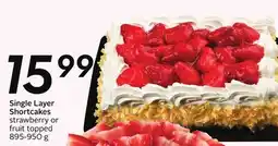 Sobeys Single Layer Shortcakes offer