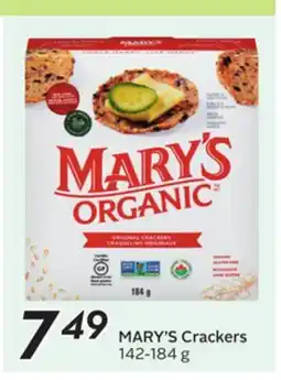 Sobeys MARY'S Crackers offer