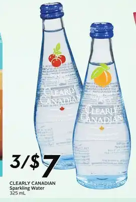 Sobeys CLEARLY CANADIAN Sparkling Water offer