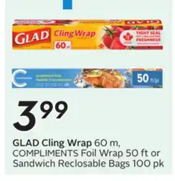 Sobeys GLAD Cling Wrap offer