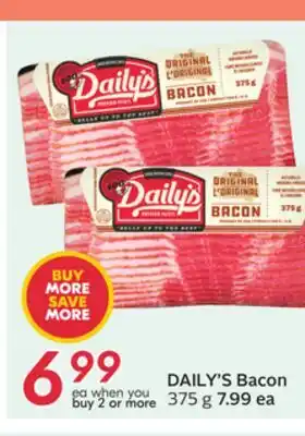 Sobeys DAILY'S Bacon offer