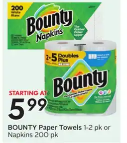 Sobeys BOUNTY Paper Towels offer