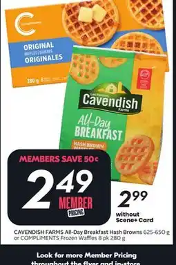 Sobeys CAVENDISH FARMS All-Day Breakfast Hash Browns offer