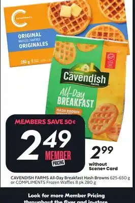 Sobeys CAVENDISH FARMS All-Day Breakfast Hash Browns offer