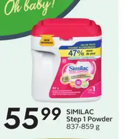 Sobeys SIMILAC Step 1 Powder offer