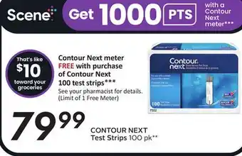 Sobeys Contour Next 100 test strips offer