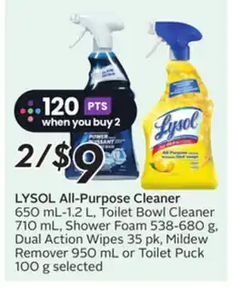 Sobeys LYSOL All-Purpose Cleaner offer