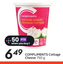 Sobeys COMPLIMENTS Cottage Cheese offer