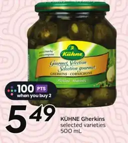 Sobeys KÜHNE Gherkins offer