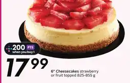 Sobeys 6'' Cheesecakes offer