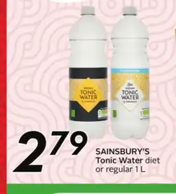 Sobeys SAINSBURY'S Tonic Water offer