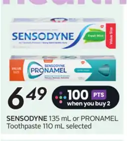 Sobeys SENSODYNE 135 offer