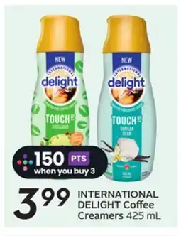 Sobeys INTERNATIONAL DELIGHT Coffee Creamers offer