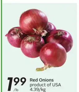 Sobeys Red Onions offer