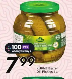 Sobeys KÜHNE Barrel Dill Pickles offer