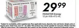 Sobeys MONSTER Energy offer