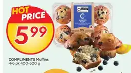 Sobeys COMPLIMENTS Muffins offer