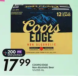 Sobeys COORS EDGE Non-Alcoholic Beer offer
