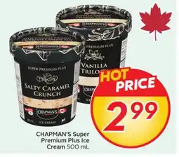 Sobeys CHAPMAN'S Super Premium Plus Ice Cream offer