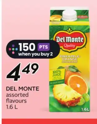 Sobeys DEL MONTE offer