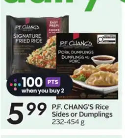 Sobeys P. F. CHANG'S Rice Sides offer