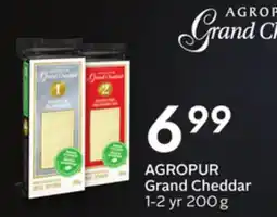 Sobeys AGROPUR Grand Cheddar offer