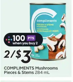 Sobeys COMPLIMENTS Mushrooms Pieces & Stems offer